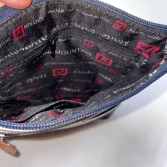 Stone Mountain Three Toned Leather Crossbody Small - Picture 6 of 6